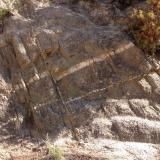 Granito, felsita, cuarzoVilanova del Vallès, Comarca Vallès Oriental, Barcelona, Cataluña / Catalunya, EspañaFoto de unos 4 x 8 m (Autor: Emilio Téllez)