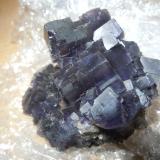 Fluorite<br />La Viesca Mine, La Collada mining area, Huergo, Siero, Comarca Oviedo, Principality of Asturias (Asturias), Spain<br />6.5/6 x 5.5 cm<br /> (Author: Casimir Sarisky)