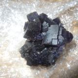 Fluorite<br />La Viesca Mine, La Collada mining area, Huergo, Siero, Comarca Oviedo, Principality of Asturias (Asturias), Spain<br />6.5/6 x 5.5 cm<br /> (Author: Casimir Sarisky)