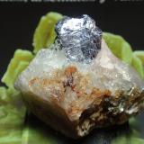 Molibdenita<br />Mina Bagdad, Bagdad, Distrito Eureka, Condado Yavapai, Arizona, USA<br />45x40 mm<br /> (Autor: Ignacio)
