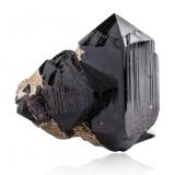 Cassiterite<br />Mount Xuebaoding, Pingwu, Mianyang Prefecture, Sichuan Province, China<br />6,5	x	5,0	x	5,5	cm<br /> (Author: MIM Museum)