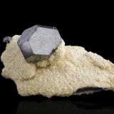 Galena on Dolomite<br />Mogul Mine, Silvermines District, County Tipperary, Munster Province, Ireland<br />9,5	x	6,0	x	4,5	cm<br /> (Author: MIM Museum)