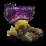 Fluorite<br />West Green Mine, Saline Mines, Ozark-Mahoning group, Cave-in-Rock Sub-District, Hardin County, Illinois, USA<br />18,5 x 13,5 x 12,0 cm<br /> (Author: MIM Museum)