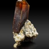 Xenotime-(Y)<br />Zagi Mountain, Hameed Abad Kafoor Dheri, Peshawar, Khyber Pakhtunkhwa, Pakistan<br />1.5 x 2.0 x 5.0 cm<br /> (Author: MIM Museum)