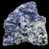 Benitoite, Neptunite and JoaquiniteCalifornia State Gem Mine (Benitoite Gem Mine), San Benito River headwaters area, Santa Rita Peak, New Idria District, San Benito County, California, USA51.0 x 35.0 x 12.0 cm (Author: MIM Museum)