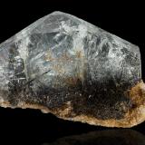 Beryl (var. goshenite) with Schorl inclusionsPingwu Mine, Huya township, Mount Xuebaoding, Pingwu, Mianyang Prefecture, Sichuan Province, China10.0 x 3.5 x 7.0 cm (Author: MIM Museum)