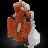 Serandite, Analcime, Natrolite and Neptunite<br />Poudrette Quarry, Mont Saint-Hilaire, La Vallée-du-Richelieu RCM, Montérégie, Québec, Canada<br />7.5 x 6.5 x 8.0 cm<br /> (Author: MIM Museum)