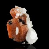 Serandite, Analcime, Natrolite and Neptunite<br />Poudrette Quarry, Mont Saint-Hilaire, La Vallée-du-Richelieu RCM, Montérégie, Québec, Canada<br />7.5 x 6.5 x 8.0 cm<br /> (Author: MIM Museum)