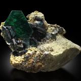 Clintonite<br />Crestmore Quarries, Crestmore, Riverside County, California, USA<br />10.0 x 10.5 x 4.0 cm<br /> (Author: MIM Museum)