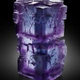 Fluorite<br />Denton Mine, Sub-Rosiclare formation, Goose Creek Mine group, Harris Creek Sub-District, Hardin County, Illinois, USA<br />10.8 x 5.5 x 5.0 cm<br /> (Author: MIM Museum)