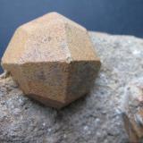 pseudoleucite<br />Loucná, Ostrov, Kruné Hory Mountains, Karlovy Vary Region, Bohemia, Czech Republic<br />3.5 x 3.5 cm. crystal<br /> (Author: prcantos)