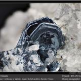 Hematite<br />Vallon de la Valette, La Lauzière Massif, Saint-Jean-de-Maurienne, Savoie, Auvergne-Rhône-Alpes, France<br />fov 9 mm<br /> (Author: ploum)