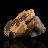 Ilmenite and Quartz<br />Erongo Mountain, Usakos, Erongo Region, Namibia<br />8,5	x	7,0	x	5,5	cm<br /> (Author: MIM Museum)