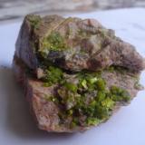 Autunite<br />Autun District, Saône-et-Loire, Bourgogne-Franche-Comté, France<br />7,5 x 6 x 3,5 cm<br /> (Author: Dave van Bladel)