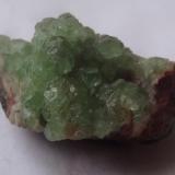 Smithsonite<br />Tsumeb Mine, Tsumeb, Otjikoto Region, Namibia<br />3x3x1,5cm<br /> (Author: Dave van Bladel)