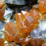 Quartz and Fluorite<br />Okorusu Mine, Otjiwarongo District, Otjozondjupa Region, Namibia<br />110x65mm<br /> (Author: Heimo Hellwig)