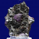 Esfalerita y Fluorita<br />Mina Elmwood, Carthage, Distrito Central Tennessee Ba-F-Pb-Zn, Condado Smith, Tennessee, USA<br />10 x 7 x 6 cm<br /> (Autor: Ricardo Fimia)