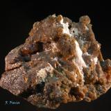 Esfalerita<br />Mina Las Mánforas, zona Minera Áliva, Camaleño, Comarca Liébana, Cantabria, España<br />11 x 8 x 4  cm<br /> (Autor: Ricardo Fimia)