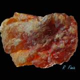 Esfalerita<br />Mina Las Mánforas, zona Minera Áliva, Camaleño, Comarca Liébana, Cantabria, España<br />7 x 4 x 2 cm<br /> (Autor: Ricardo Fimia)