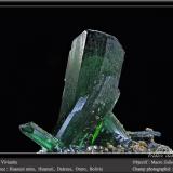 Vivianite<br />Huanuni Mine, Huanuni, Dalence Province, Oruro Department, Bolivia<br />fov 30 mm<br /> (Author: ploum)