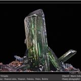 Vivianite<br />Huanuni Mine, Huanuni, Dalence Province, Oruro Department, Bolivia<br />fov 30 mm<br /> (Author: ploum)