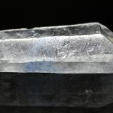 Dumortierite, Quartz<br />São João da Chapada, Diamantina, Vale do Jequitinhonha, Minas Gerais, Brazil<br />6.9 x 2.5 cm<br /> (Author: Don Lum)