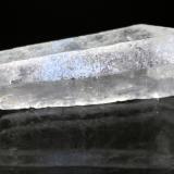Dumortierite, Quartz<br />São João da Chapada, Diamantina, Vale do Jequitinhonha, Minas Gerais, Brazil<br />6.9 x 2.5 cm<br /> (Author: Don Lum)