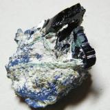 Azurite<br />Tsumeb Mine, Tsumeb, Otjikoto Region, Namibia<br />60x40mm<br /> (Author: Heimo Hellwig)