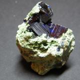 Azurite<br />Tsumeb Mine, Tsumeb, Otjikoto Region, Namibia<br />50x45mm<br /> (Author: Heimo Hellwig)