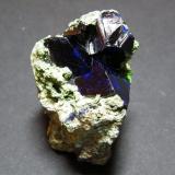 Azurite<br />Tsumeb Mine, Tsumeb, Otjikoto Region, Namibia<br />50x45mm<br /> (Author: Heimo Hellwig)