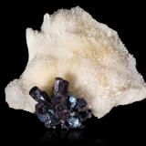 Pyrargyrite on Quartz<br />Valenciana Mine, Guanajuato, Municipio Guanajuato, Mexico<br />13,0	x	13,0	x	5,0	cm<br /> (Author: MIM Museum)