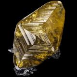 Calcite with Stibnite<br />Xianhuang Mine (Xianhuangkuang Mine), Jinchengjiang District, Hechi Prefecture, Guangxi Zhuang Autonomous Region, China<br />17,0 x 10,0 x 9,0 cm<br /> (Author: MIM Museum)