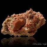 Cuarzo (variedad hematoideo / jacinto de compostela)Afloramiento del Keuper, Loma o Sierra de Las Indias, La Alcoraya, Alicante/Alacant, Comarca Campo de Alicante, Alicante / Alacant, Comunidad Valenciana / Comunitat Valenciana, España104 x 72 x 60 mm. (Autor: Rafael Galiana)