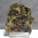 Epidote and QuartzImilchil area, Anti-Atlas, Er Rachidia Province, Drâa-Tafilalet Region, Morocco9 x 7 x 2cm (Author: Dave van Bladel)