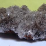 Gypsum on Limonite<br />Teniente Mine (Braden Mine), El Teniente, Rancagua, Municipio Rancagua, Cachapoal Province, Libertador General Bernardo O'Higgins Region, Chile<br />9 x 7 x 6cm<br /> (Author: Dave van Bladel)