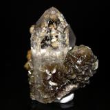 Quartz, Siderite<br />Minas da Panasqueira, Aldeia de São Francisco de Assis, Covilhã, Castelo Branco, Cova da Beira, Centro, Portugal<br />5.2 x 4.2 cm<br /> (Author: Don Lum)