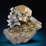 Pyrite, Calcite, Tetrahedrite, SphaleriteMina Huanzala, Distrito Huallanca, Provincia Dos de Mayo, Departamento Huánuco, Perú81 mm x 75 mm x 71 mm (Author: Carles Millan)