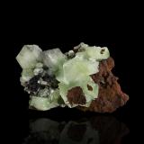 Adamite (variety cuprian adamite)<br />Ojuela Mine, Mapimí, Municipio Mapimí, Durango, Mexico<br />8,5	x	7,0	x	3,0	cm<br /> (Author: MIM Museum)