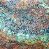 ClinoclasaMina Bou Skour, Distrito Bou Skour, Provincia Zagora, Región Drâa-Tafilalet, Marruecos5 x 4 x 2 cm aprox. (Autor: Iván Blanco (PDM))