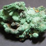 Malachite<br />Tsumeb Mine, Tsumeb, Otjikoto Region, Namibia<br />75x60x45mm<br /> (Author: Heimo Hellwig)