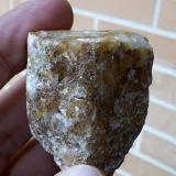Berilo<br />Sierra Albarrana, Hornachuelos, Comarca Valle Medio del Guadalquivir, Córdoba, Andalucía, España<br />4 x 3 cm<br /> (Autor: Cristalino)