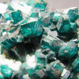 Dioptase<br />Tsumeb Mine, Tsumeb, Otjikoto Region, Namibia<br />40x50x35mm<br /> (Author: Heimo Hellwig)