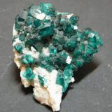 Dioptase<br />Tsumeb Mine, Tsumeb, Otjikoto Region, Namibia<br />40x50x35mm<br /> (Author: Heimo Hellwig)