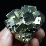 Pyrite<br />Shangbao Mine, Leiyang, Hengyang Prefecture, Hunan Province, China<br />4.5cm  115g<br /> (Author: Xueyan Jin)