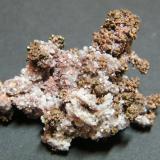 Copper and Calcite<br />Tsumeb Mine, Tsumeb, Otjikoto Region, Namibia<br />45x30mm<br /> (Author: Heimo Hellwig)