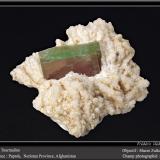 Elbaite (Tourmaline Group)<br />Paprok, Kamdesh District, Nuristan Province, Afghanistan<br />fov 80 mm<br /> (Author: ploum)