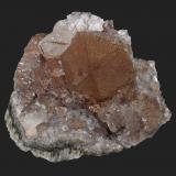 Quartz and Calcite<br />Houdaille Quarry, Little Falls, Passaic County, New Jersey, USA<br />6.5 x 5.5 cm<br /> (Author: Frank Imbriacco)