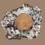 Stilbite<br />Braen Quarry, Haledon, Passaic County, New Jersey, USA<br />6.5 x 6.0 cm<br /> (Author: Frank Imbriacco)