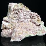 Rhodochrosite<br />Oue mine, Shakotan Peninsula, Shiribeshi Province, Hokkaido, Japan<br />7.9 x 7.1 x 3.0 cm<br /> (Author: Don Lum)