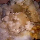 Calcite, Dolomite, Quartz<br />State Route 1 road cut, Woodbury, Cannon County, Tennessee, USA<br />3x2 1/2in<br /> (Author: jordanlowe1089)